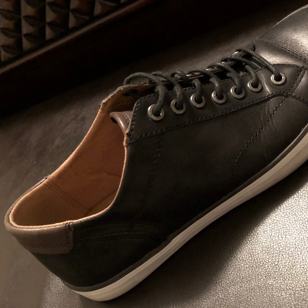 Men's Coach Black Leather Shoes